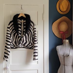 Funky Zebra Boxy Blazer